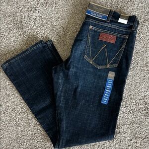 Wrangler Blue Bootcut Jeans Classic Style